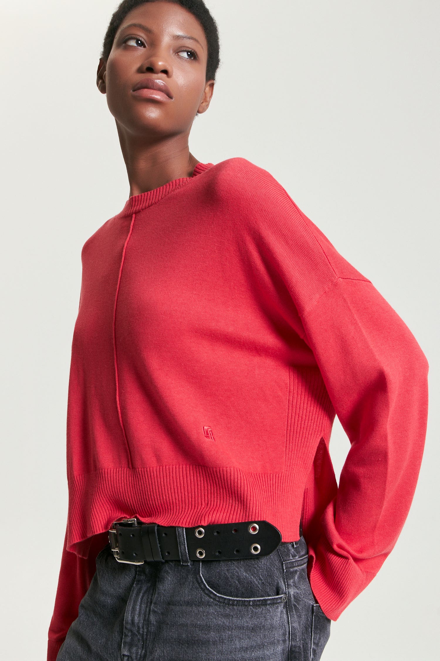 Sweater rojo mujer hotsell